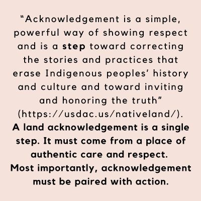 What is a Land Acknowledgement?